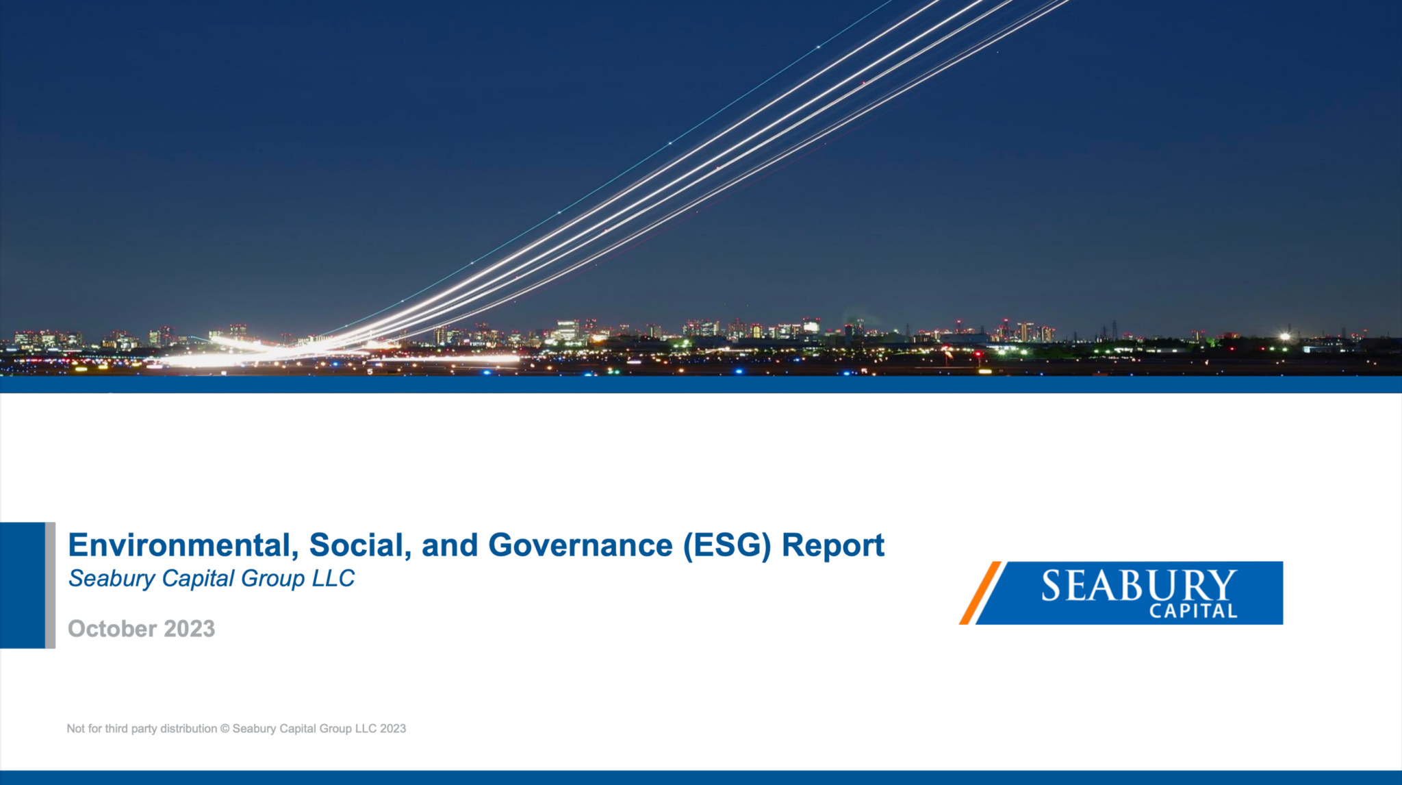 ESG Report Seabury Capital